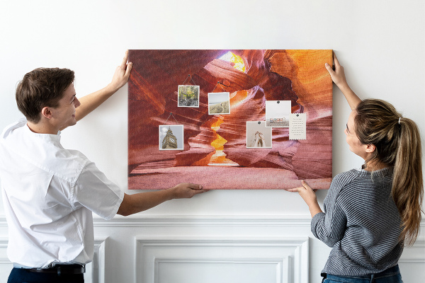 Cork memo board Antelope Canyon