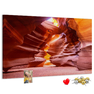 Cork memo board Antelope Canyon