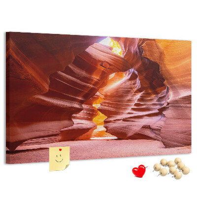 Cork memo board Antelope Canyon