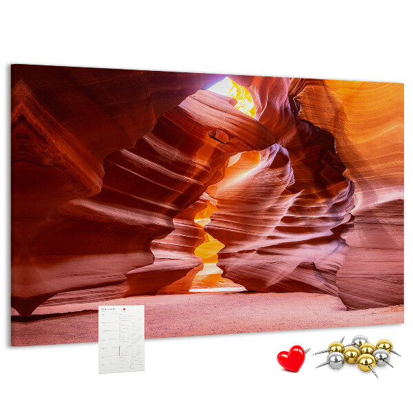 Cork memo board Antelope Canyon