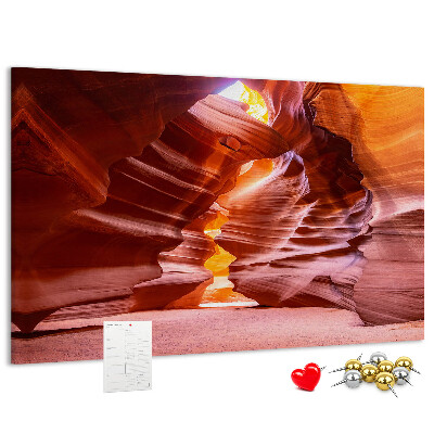 Cork memo board Antelope Canyon