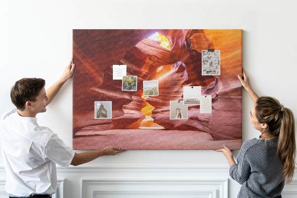 Cork memo board Antelope Canyon