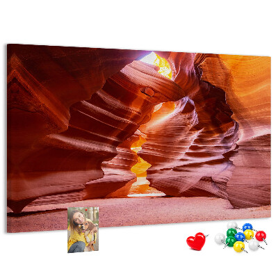 Cork memo board Antelope Canyon