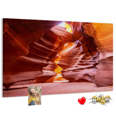 Cork memo board Antelope Canyon