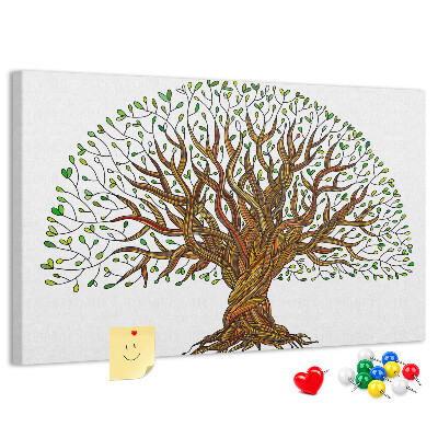 Cork board Tree roots