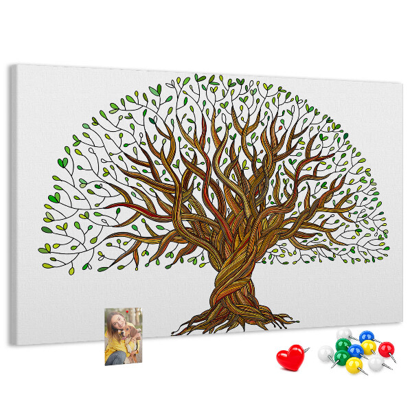 Cork board Tree roots