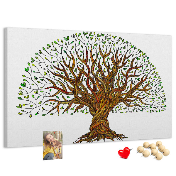 Cork board Tree roots