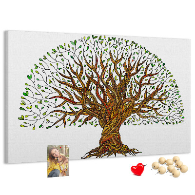 Cork board Tree roots
