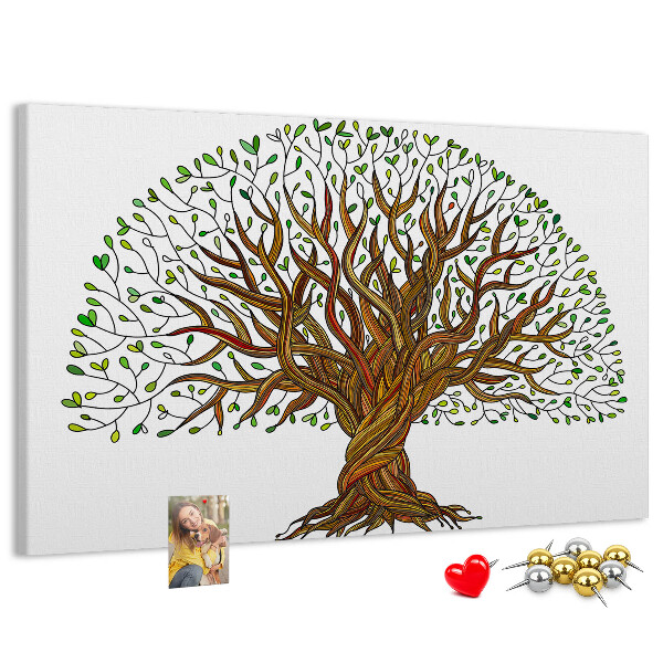 Cork board Tree roots