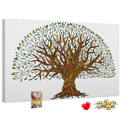 Cork board Tree roots