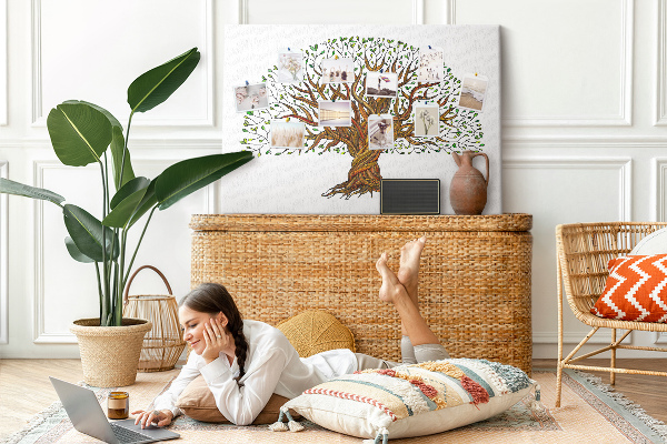 Cork board Tree roots