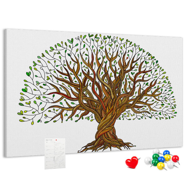 Cork board Tree roots