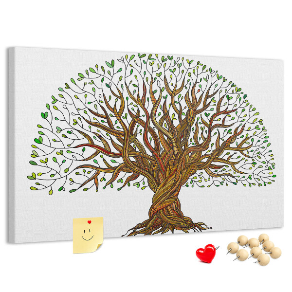 Cork board Tree roots