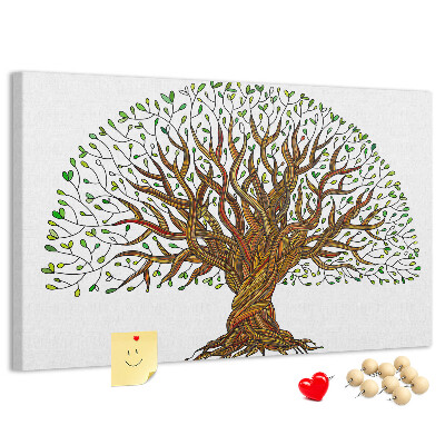 Cork board Tree roots