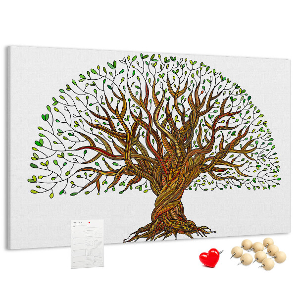 Cork board Tree roots