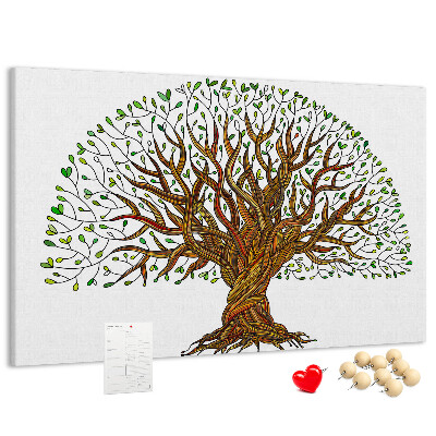 Cork board Tree roots