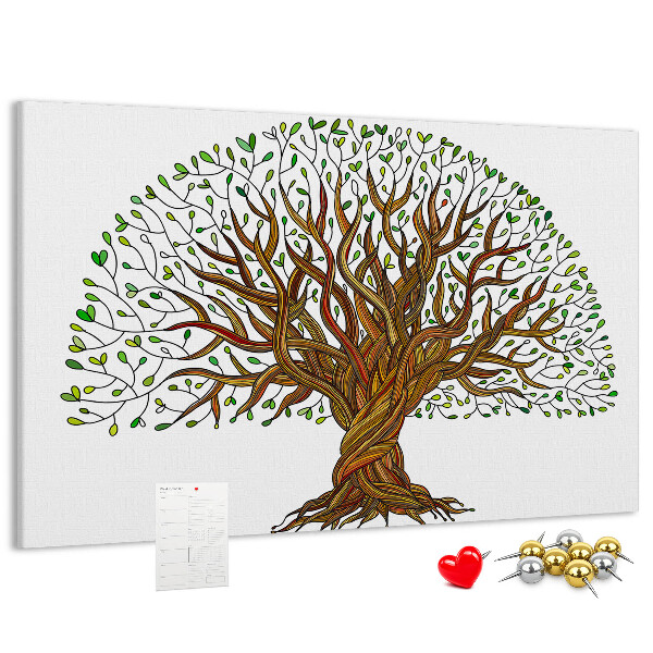 Cork board Tree roots