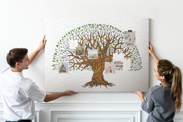 Cork board Tree roots