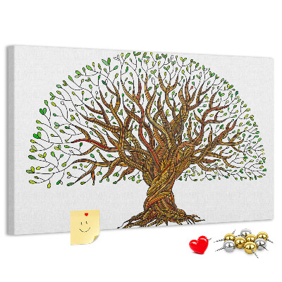 Cork board Tree roots