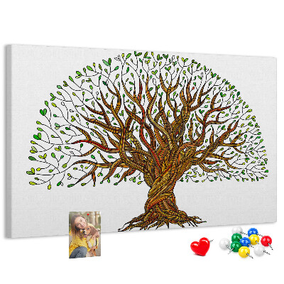 Cork board Tree roots