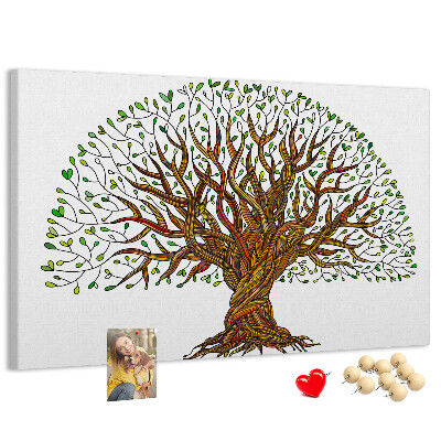 Cork board Tree roots