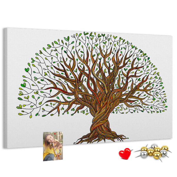 Cork board Tree roots