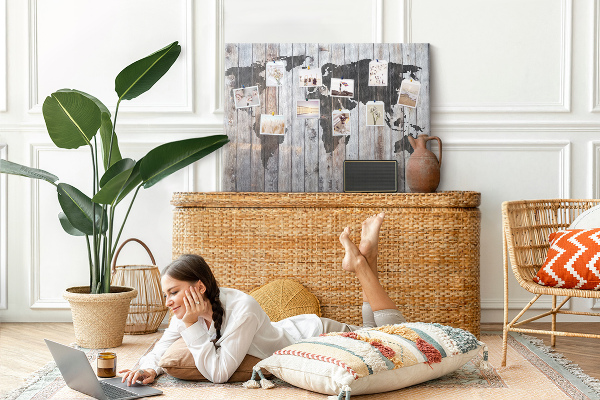 Cork board World on boards