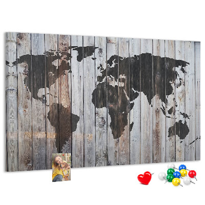 Cork board World on boards