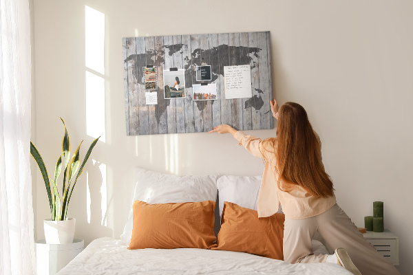 Cork board World on boards