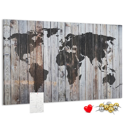 Cork board World on boards