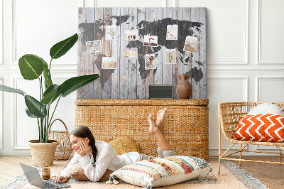 Cork board World on boards