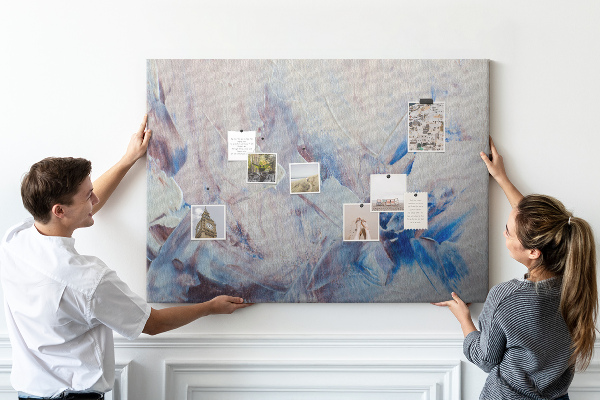 Cork board Brush movements