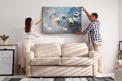 Cork display board Marble pattern