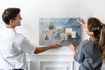 Cork display board Marble pattern