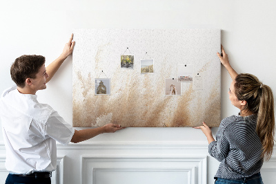 Cork display board Grain abstraction