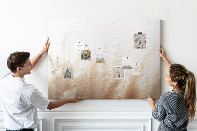 Cork display board Grain abstraction