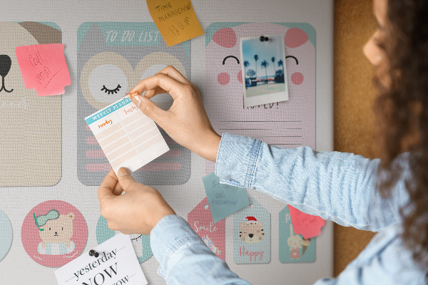 Cork board Happy animals