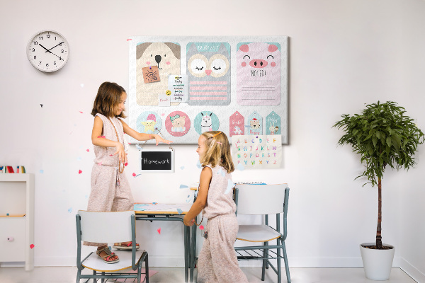 Cork board Happy animals