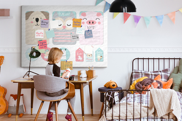 Cork board Happy animals