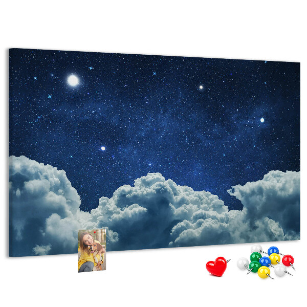 Cork display board Night sky