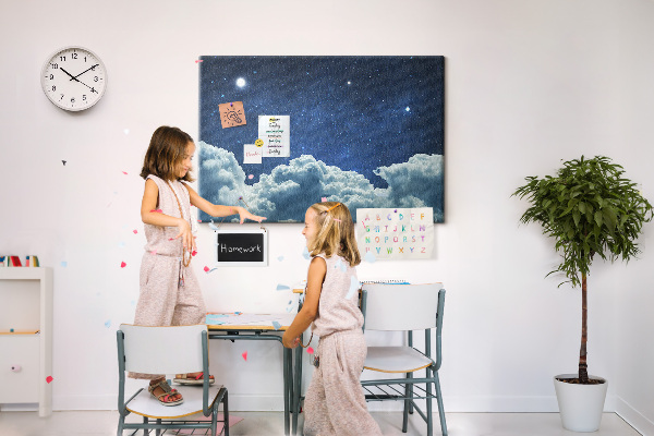 Cork display board Night sky