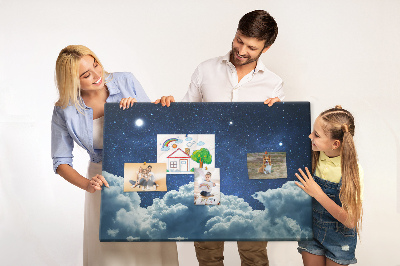 Cork display board Night sky
