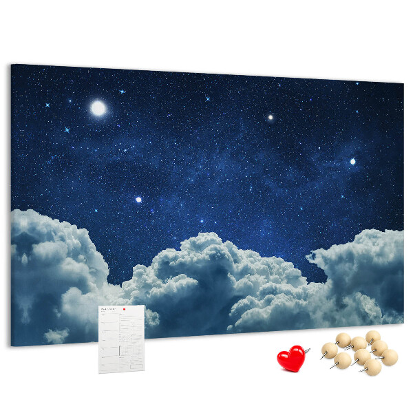 Cork display board Night sky