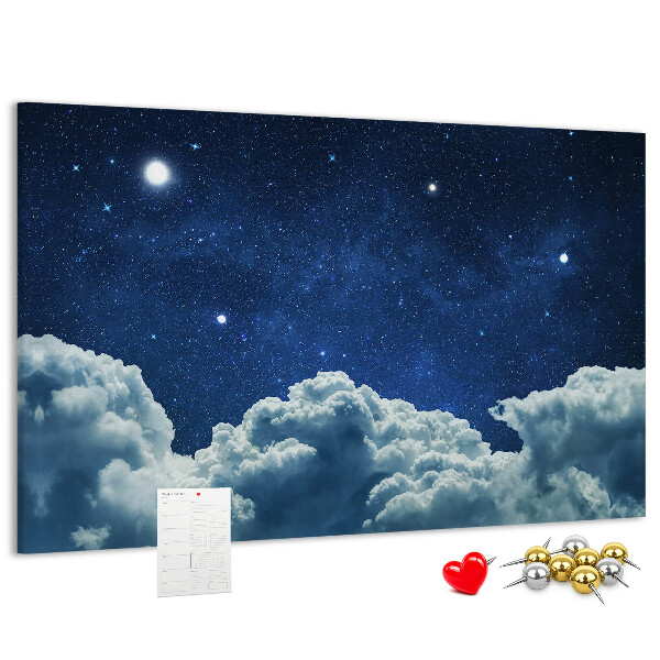 Cork display board Night sky