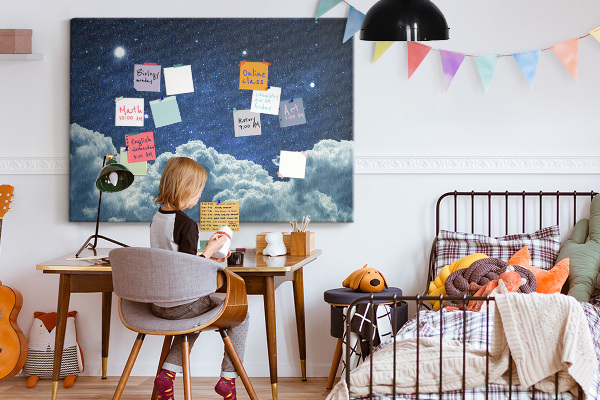 Cork display board Night sky