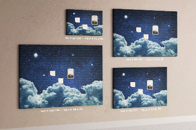 Cork display board Night sky