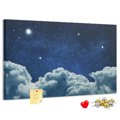 Cork display board Night sky
