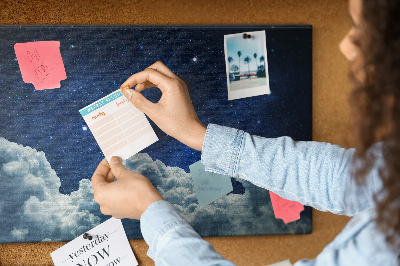 Cork display board Night sky