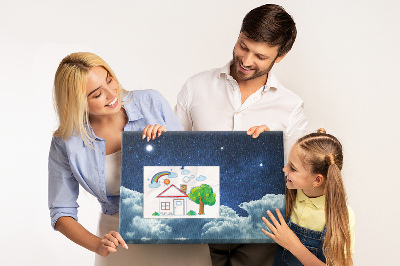Cork display board Night sky
