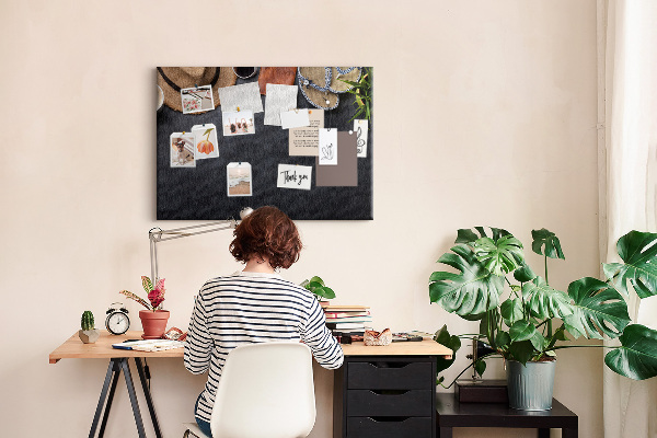 Cork memo board Vacation